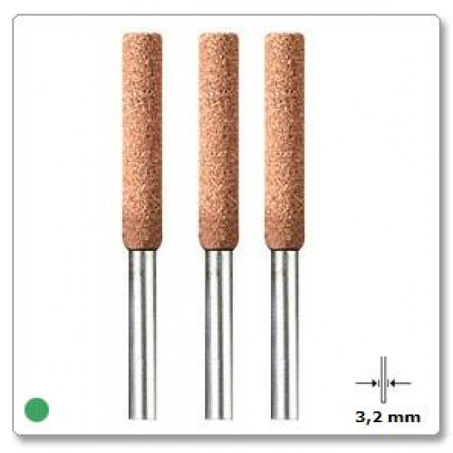 Pjūklo grandinės galandimo akmuo Dremel (454), 3 vnt.