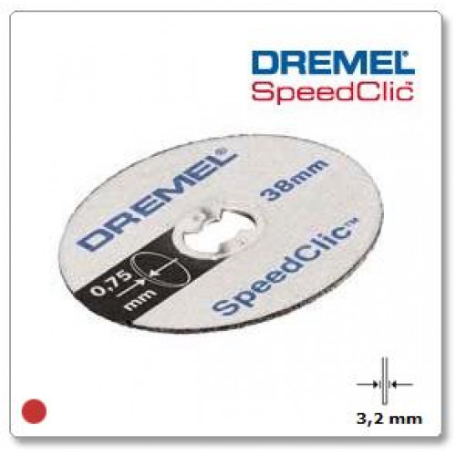 DREMEL SpeedClic  ploni pjovimo diskai (SC409), 5 vnt.